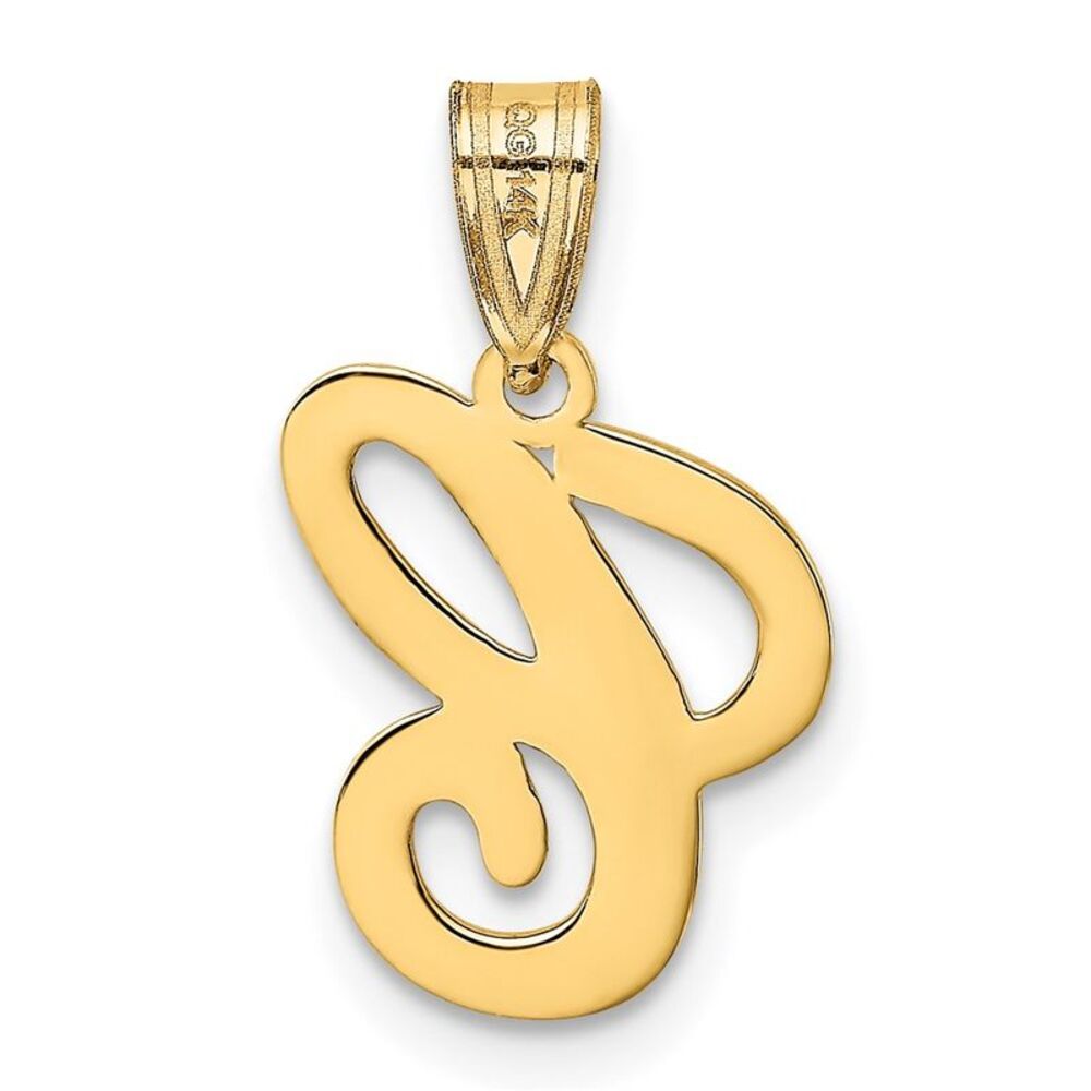 Kazi Luxury 14k Yellow Gold Script Letter C Initi… - image 3